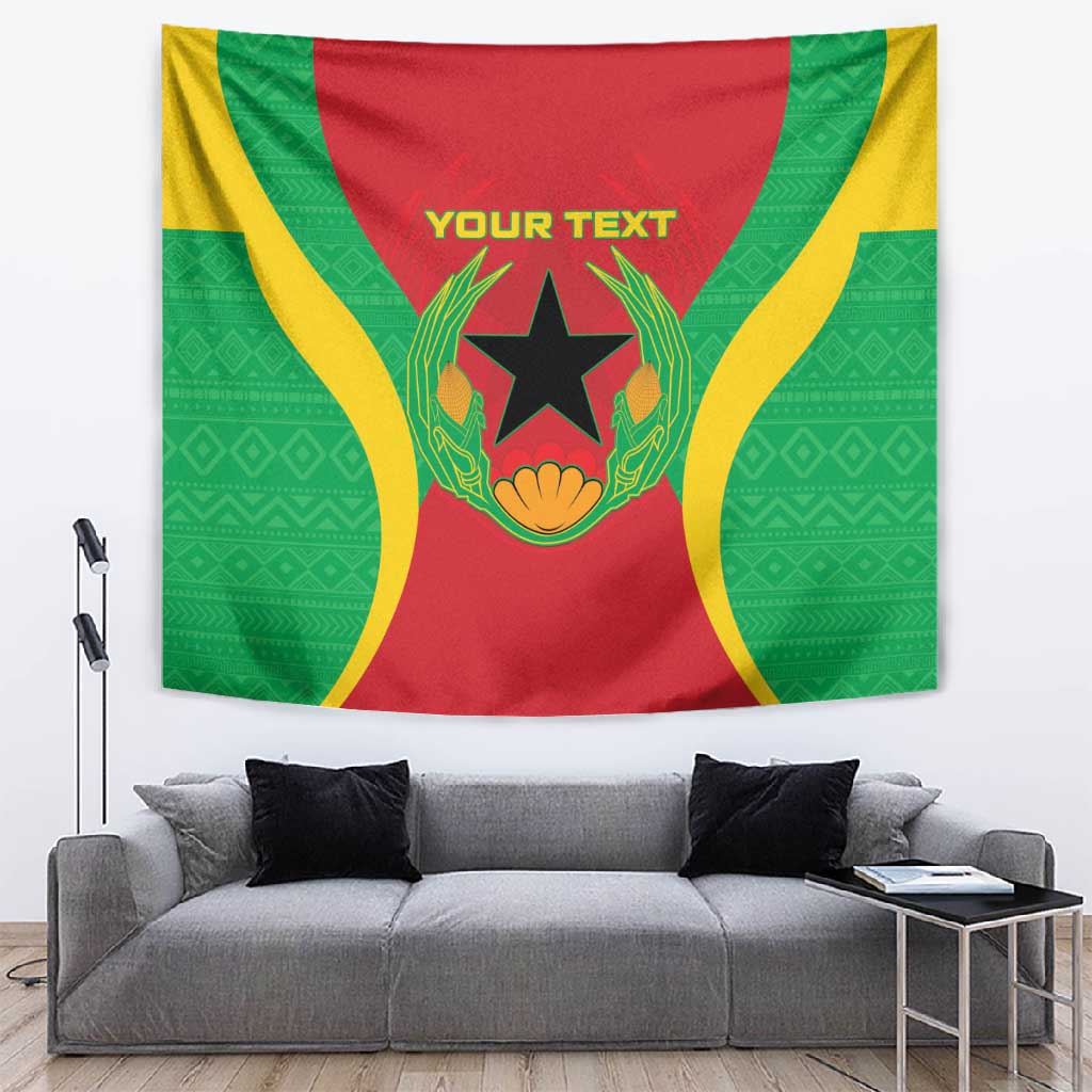 Personalised Afro Cape Verde (1975-1992) Tapestry Mix African Pattern LT15