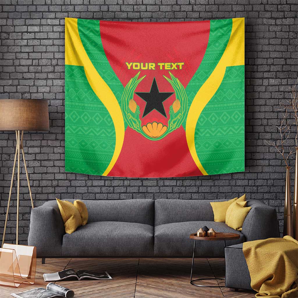 Personalised Afro Cape Verde (1975-1992) Tapestry Mix African Pattern LT15