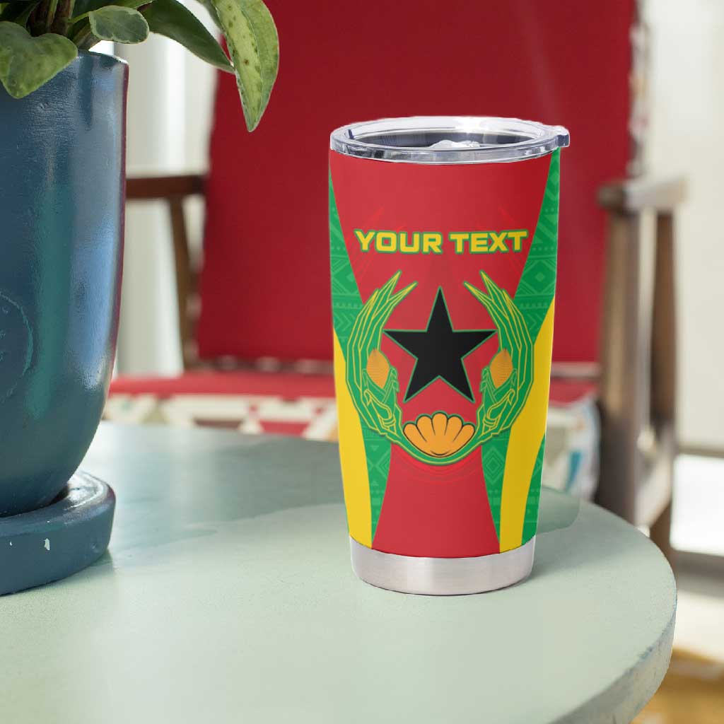 Personalised Afro Cape Verde (1975-1992) Tumbler Cup Mix African Pattern LT15