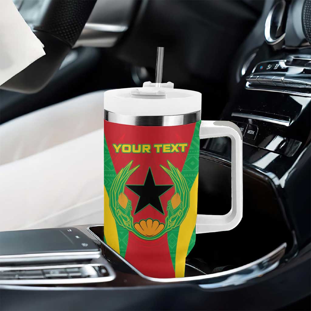 Personalised Afro Cape Verde (1975-1992) Tumbler With Handle Mix African Pattern LT15