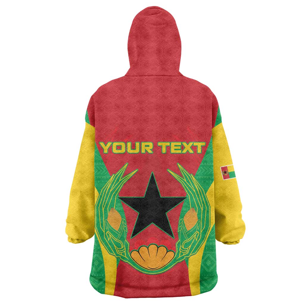 Personalised Afro Cape Verde (1975-1992) Wearable Blanket Hoodie Mix African Pattern LT15