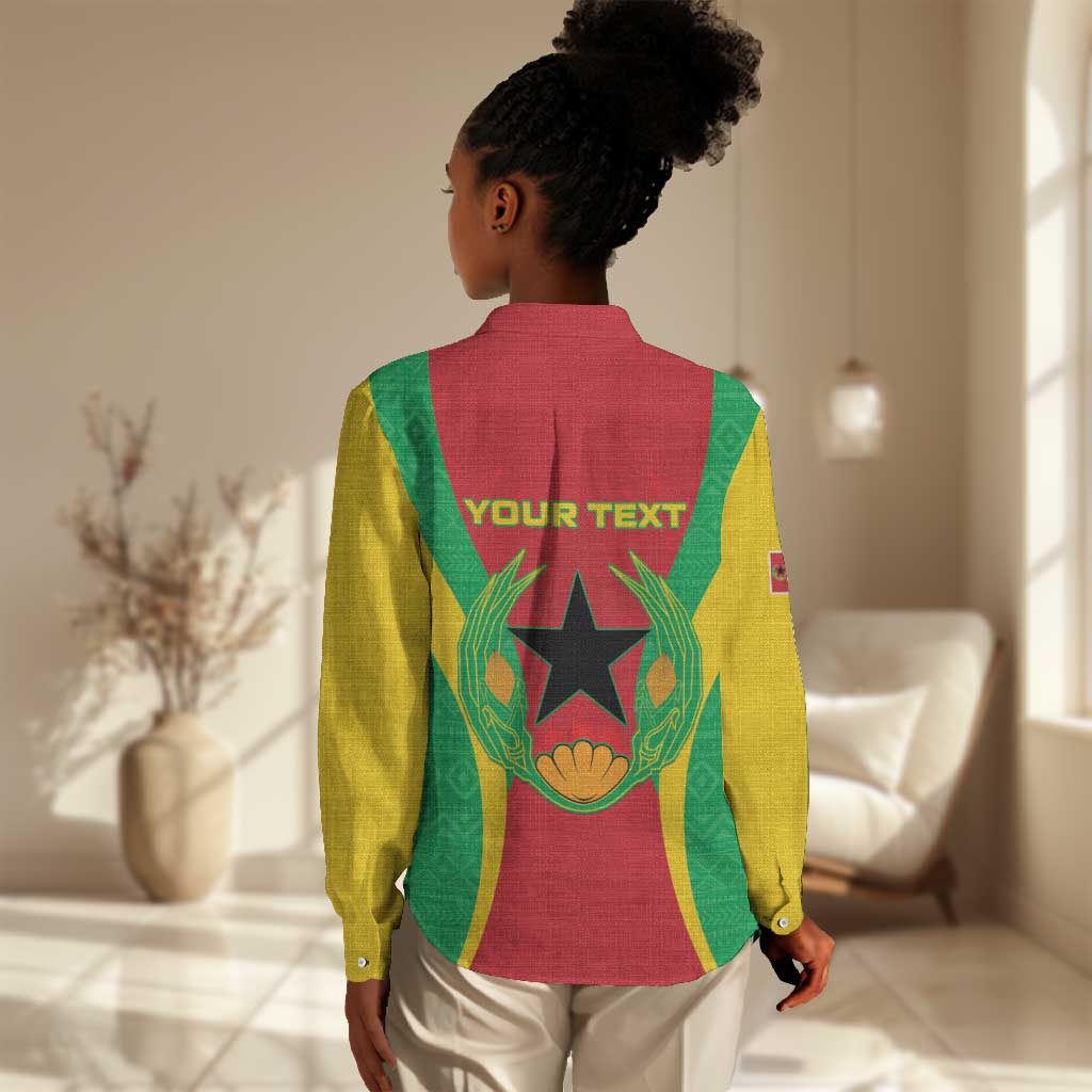 Personalised Afro Cape Verde (1975-1992) Women Casual Shirt Mix African Pattern LT15