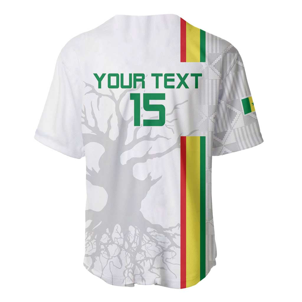 Custom Senegal Football Baseball Jersey We Are Champions LT15