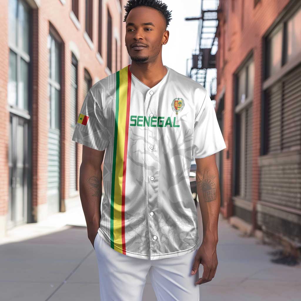 Custom Senegal Football Baseball Jersey We Are Champions LT15