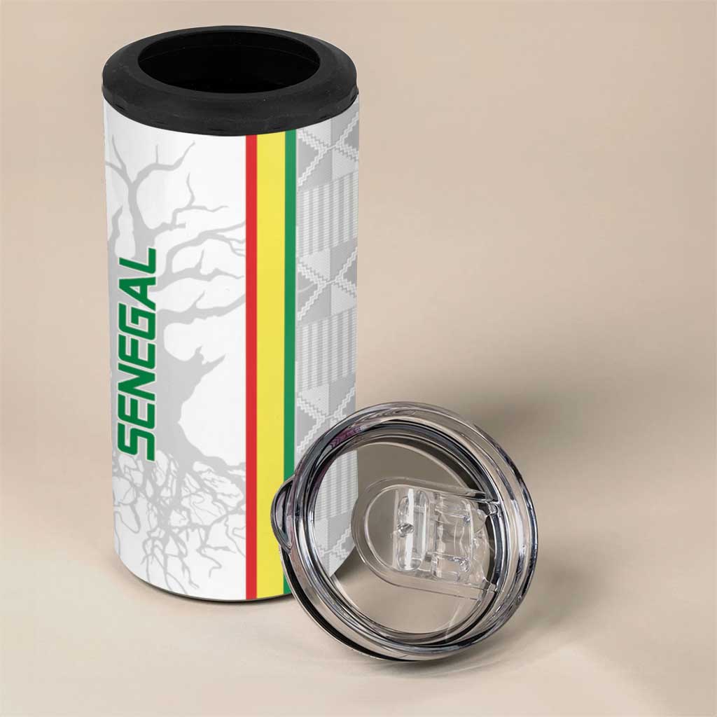 Custom Senegal Football 4 in 1 Can Cooler Tumbler We Are Champions LT15