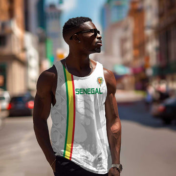 Custom Senegal Football Men Tank Top We Are Champions LT15