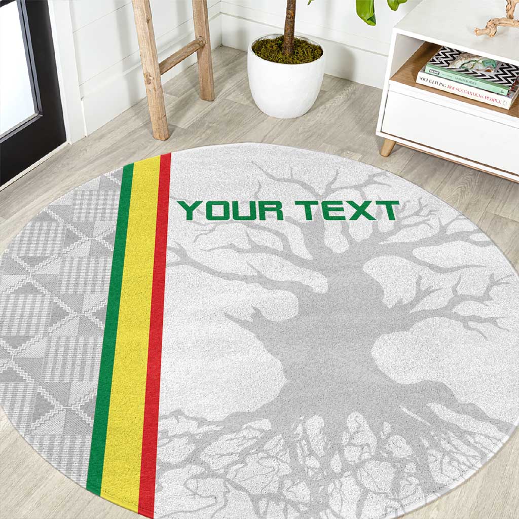 Custom Senegal Football Round Carpet We Are Champions LT15