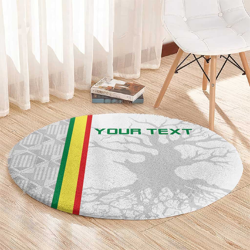 Custom Senegal Football Round Carpet We Are Champions LT15