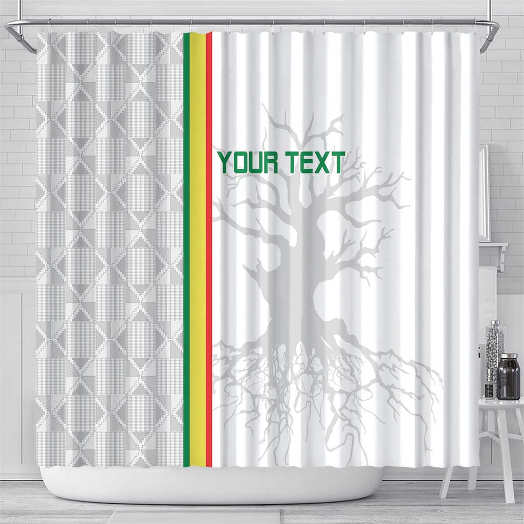 Custom Senegal Football Shower Curtain Road To Champions LT15