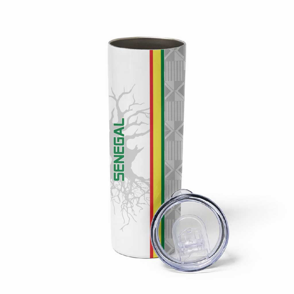 Custom Senegal Football Skinny Tumbler We Are Champions LT15
