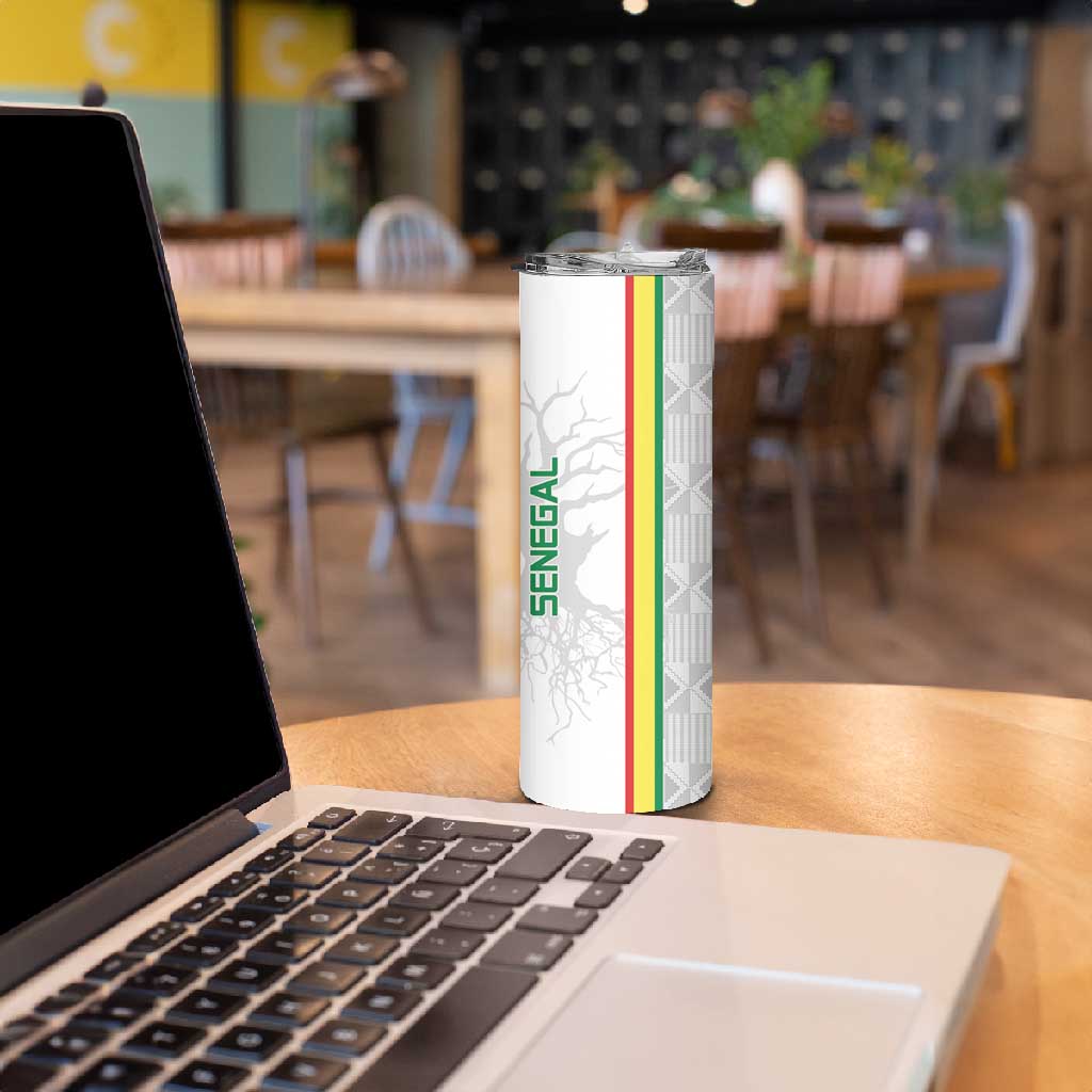 Custom Senegal Football Skinny Tumbler We Are Champions LT15