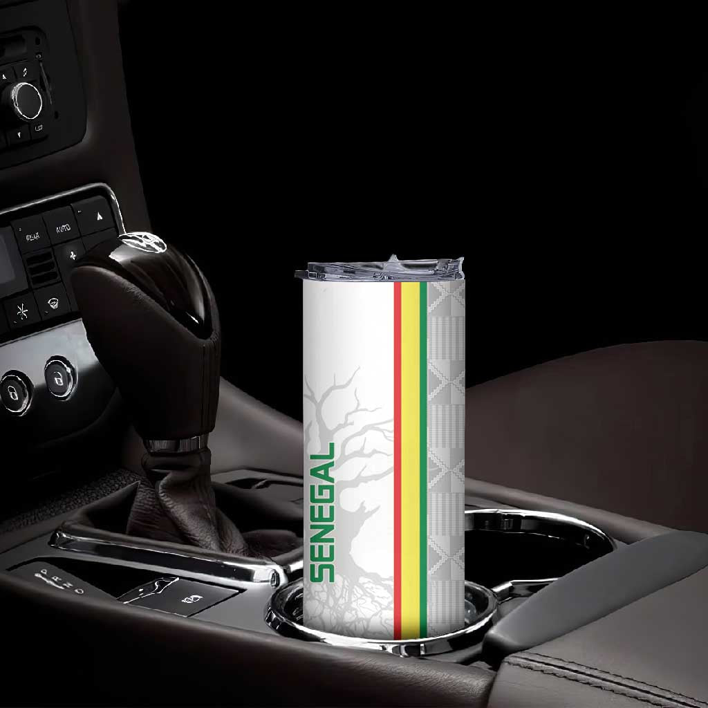 Custom Senegal Football Skinny Tumbler We Are Champions LT15