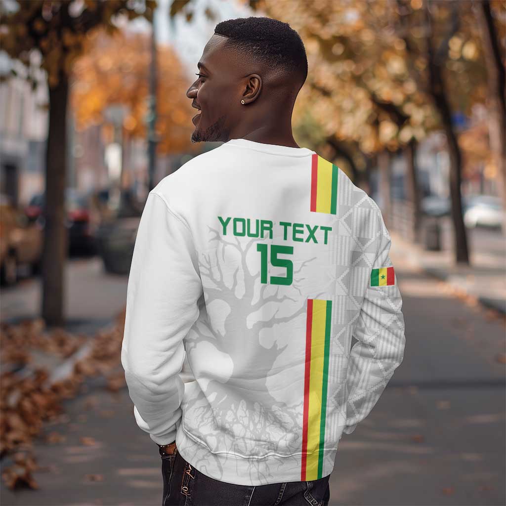 Custom Senegal Football Sweatshirt We Are Champions LT15