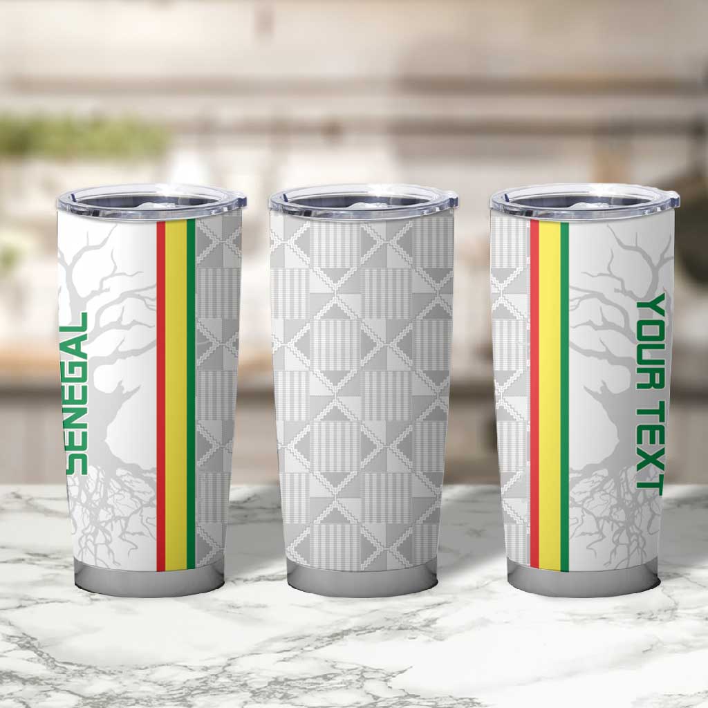 Custom Senegal Football Tumbler Cup We Are Champions LT15