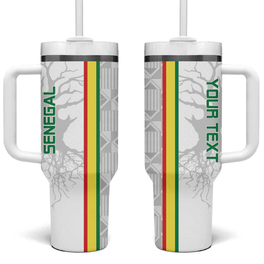 Custom Senegal Football Tumbler With Handle We Are Champions LT15