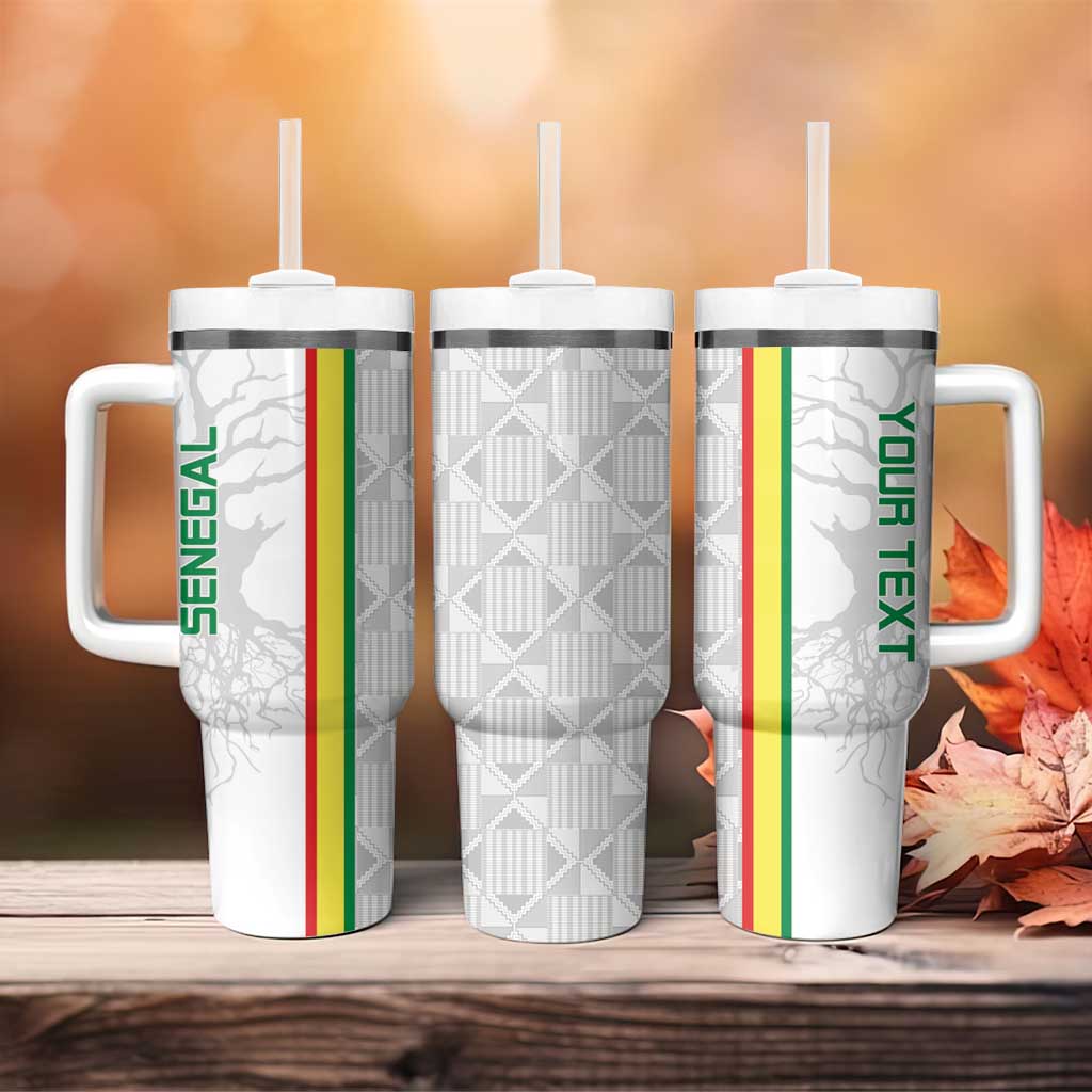 Custom Senegal Football Tumbler With Handle We Are Champions LT15