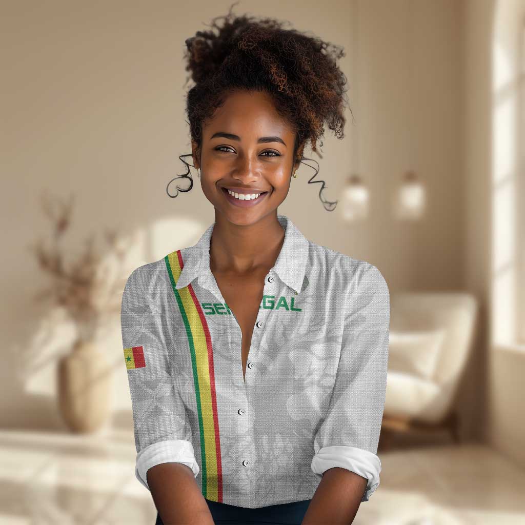 Custom Senegal Football Women Casual Shirt We Are Champions LT15