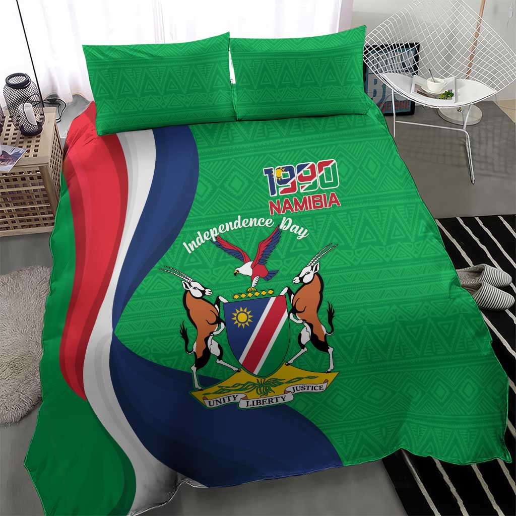 Personalised Namibia Bedding Set 35th Anniversary Independence Day LT15
