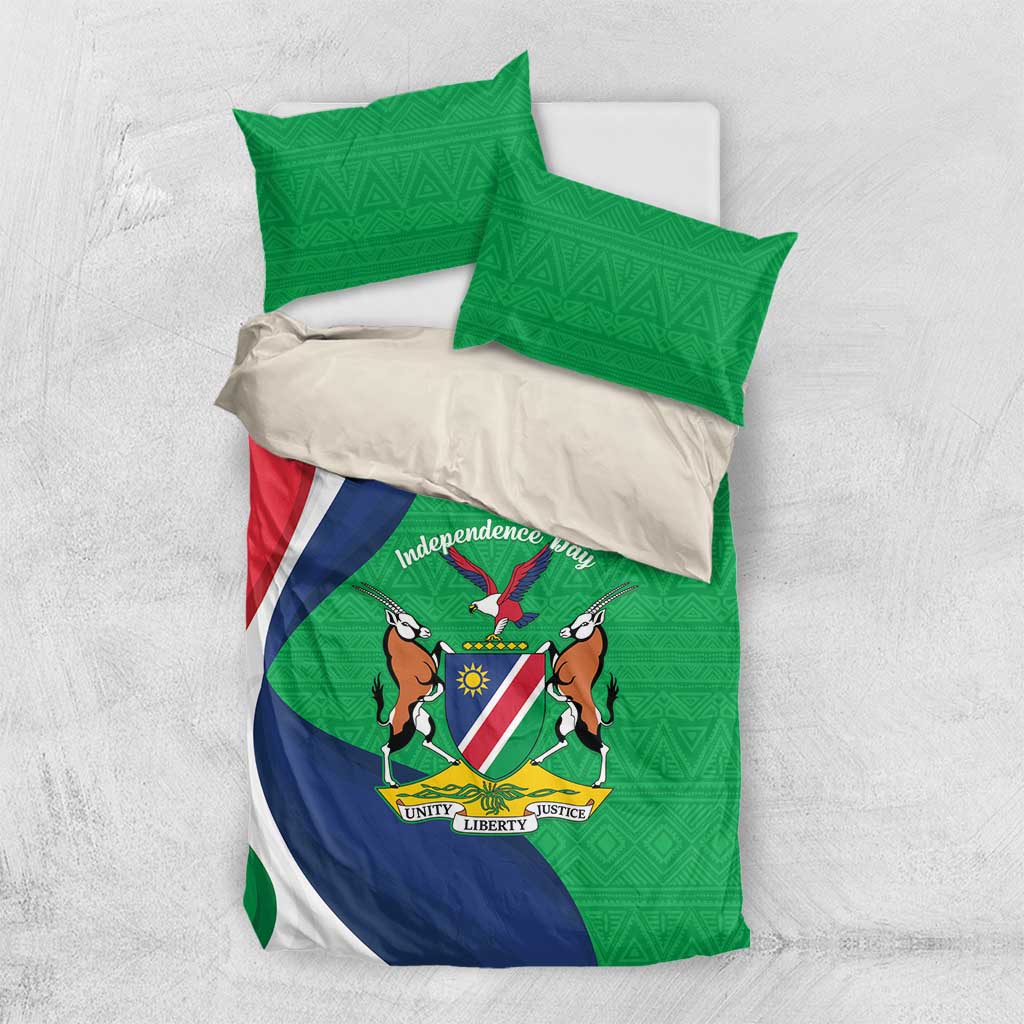 Personalised Namibia Bedding Set 35th Anniversary Independence Day LT15