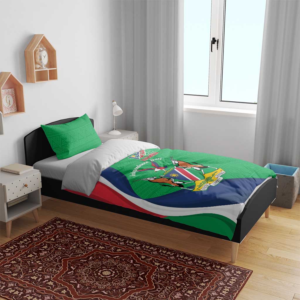 Personalised Namibia Bedding Set 35th Anniversary Independence Day LT15