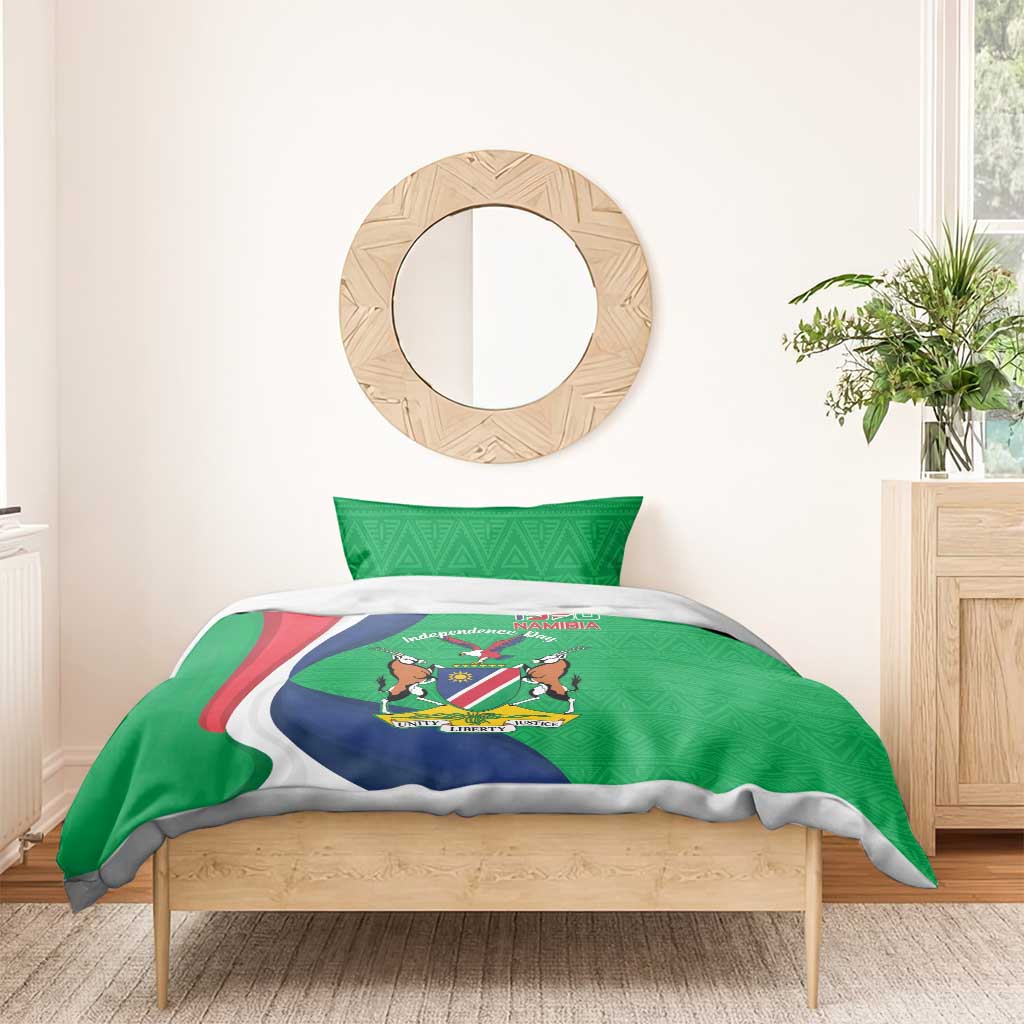 Personalised Namibia Bedding Set 35th Anniversary Independence Day LT15