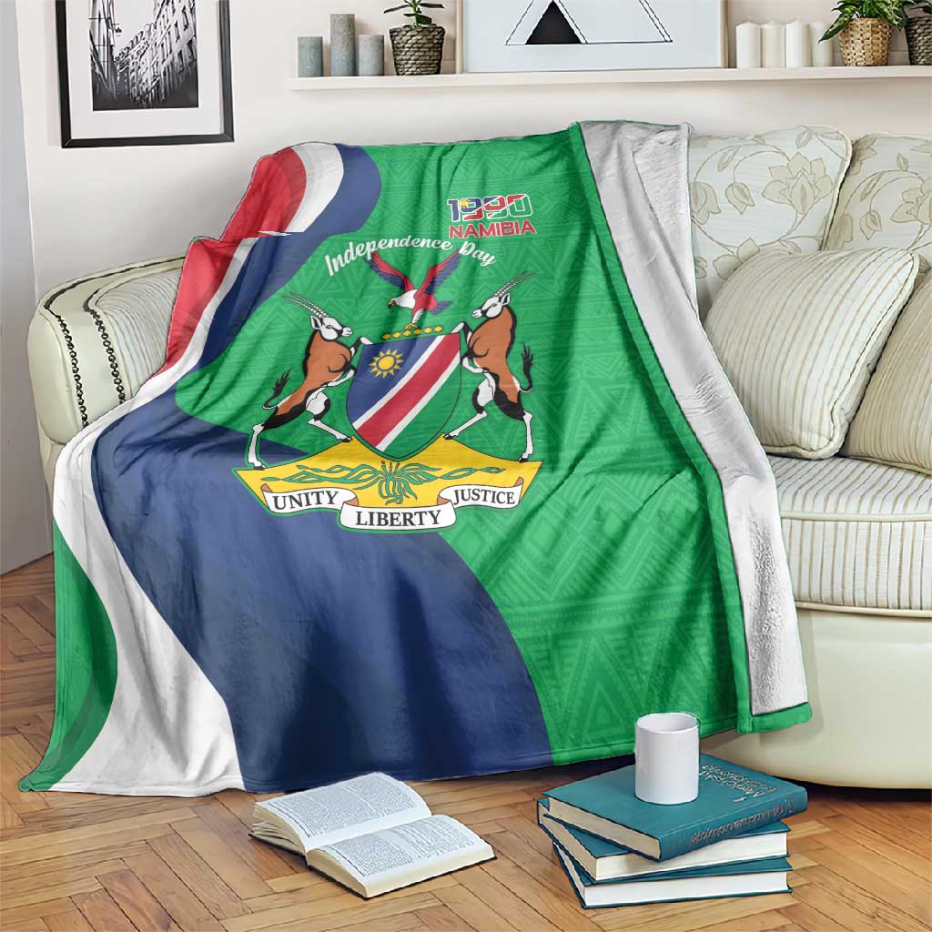 Personalised Namibia Blanket 35th Anniversary Independence Day LT15