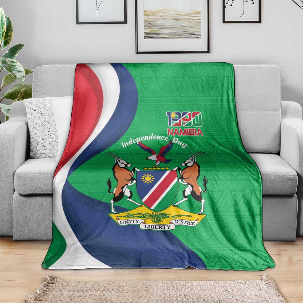 Personalised Namibia Blanket 35th Anniversary Independence Day LT15
