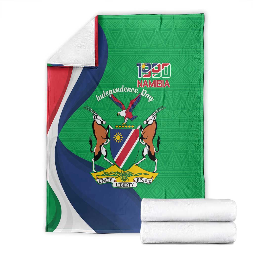 Personalised Namibia Blanket 35th Anniversary Independence Day LT15