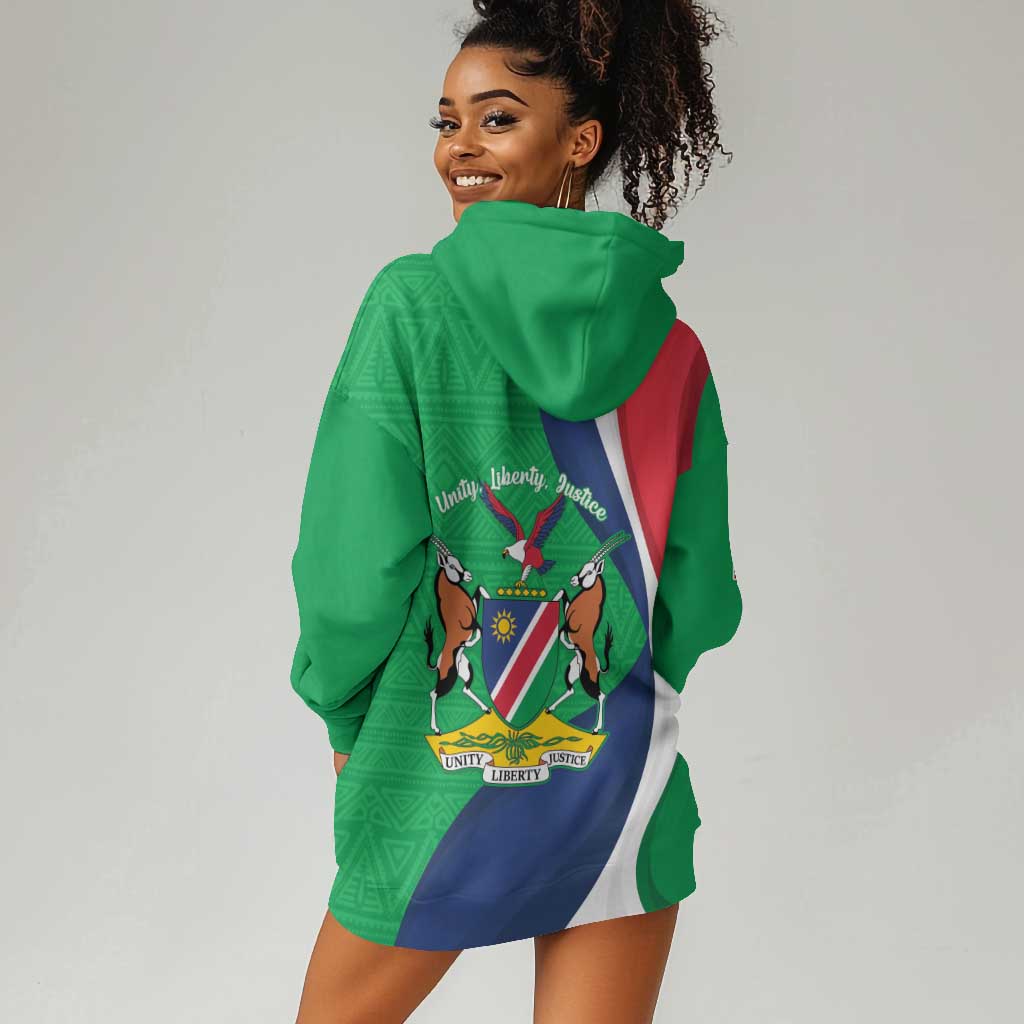 Personalised Namibia Hoodie Dress 35th Anniversary Independence Day LT15