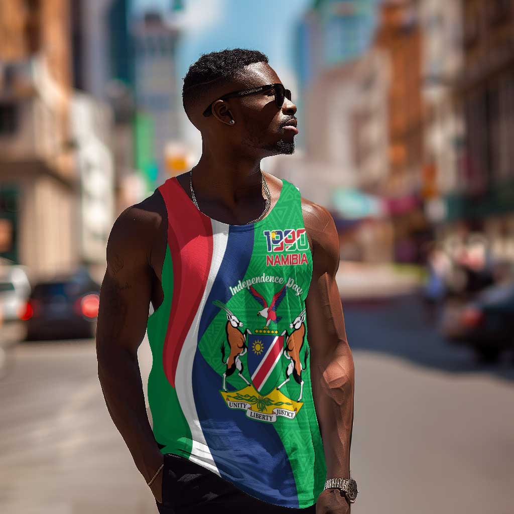 Personalised Namibia Men Tank Top 35th Anniversary Independence Day LT15