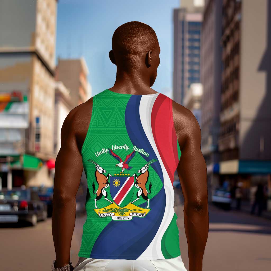 Personalised Namibia Men Tank Top 35th Anniversary Independence Day LT15