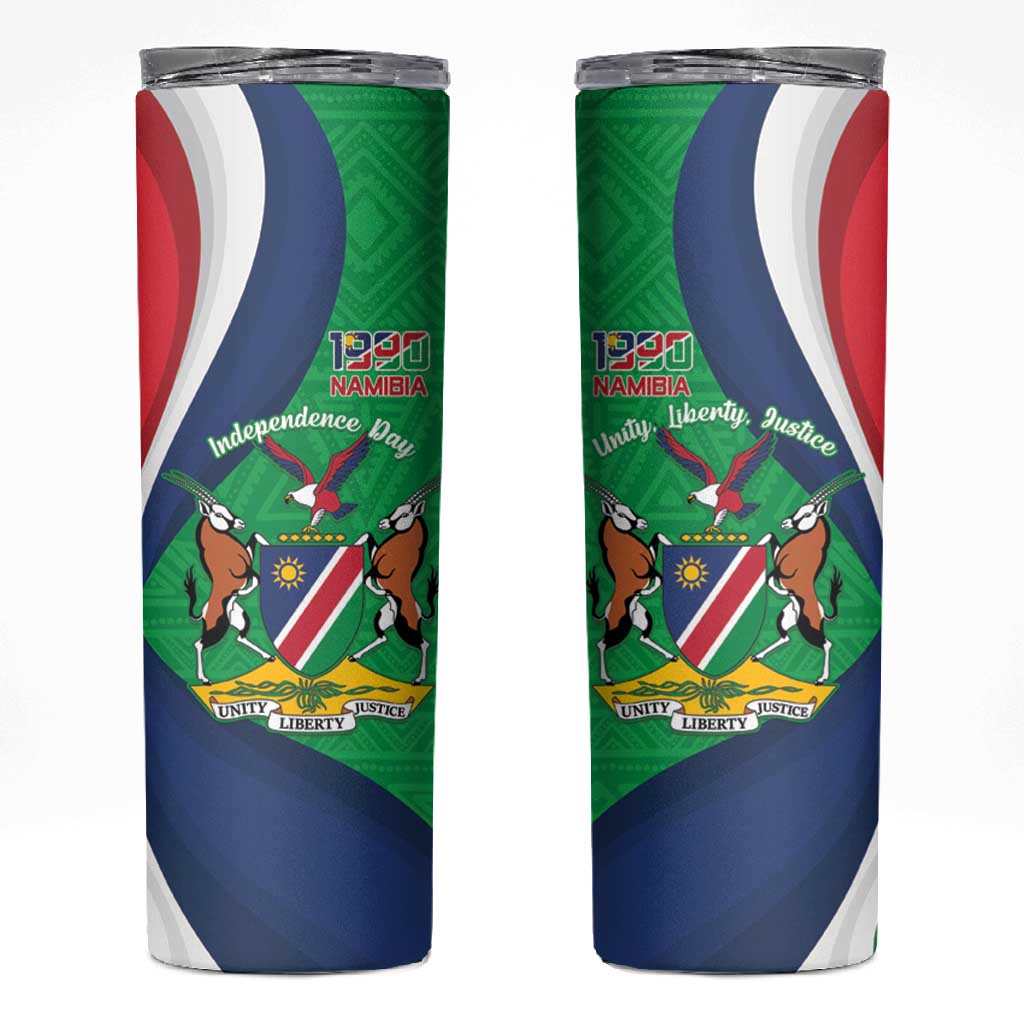 Personalised Namibia Skinny Tumbler 35th Anniversary Independence Day LT15