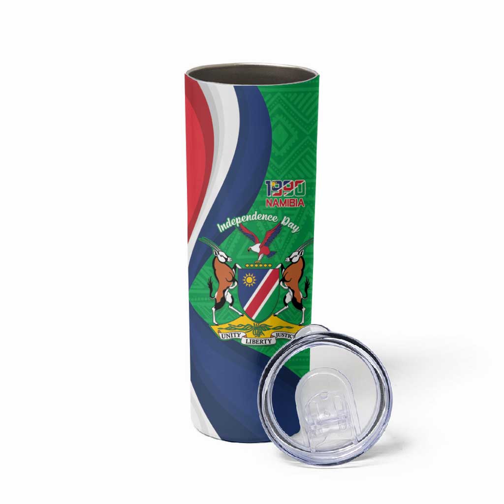 Personalised Namibia Skinny Tumbler 35th Anniversary Independence Day LT15