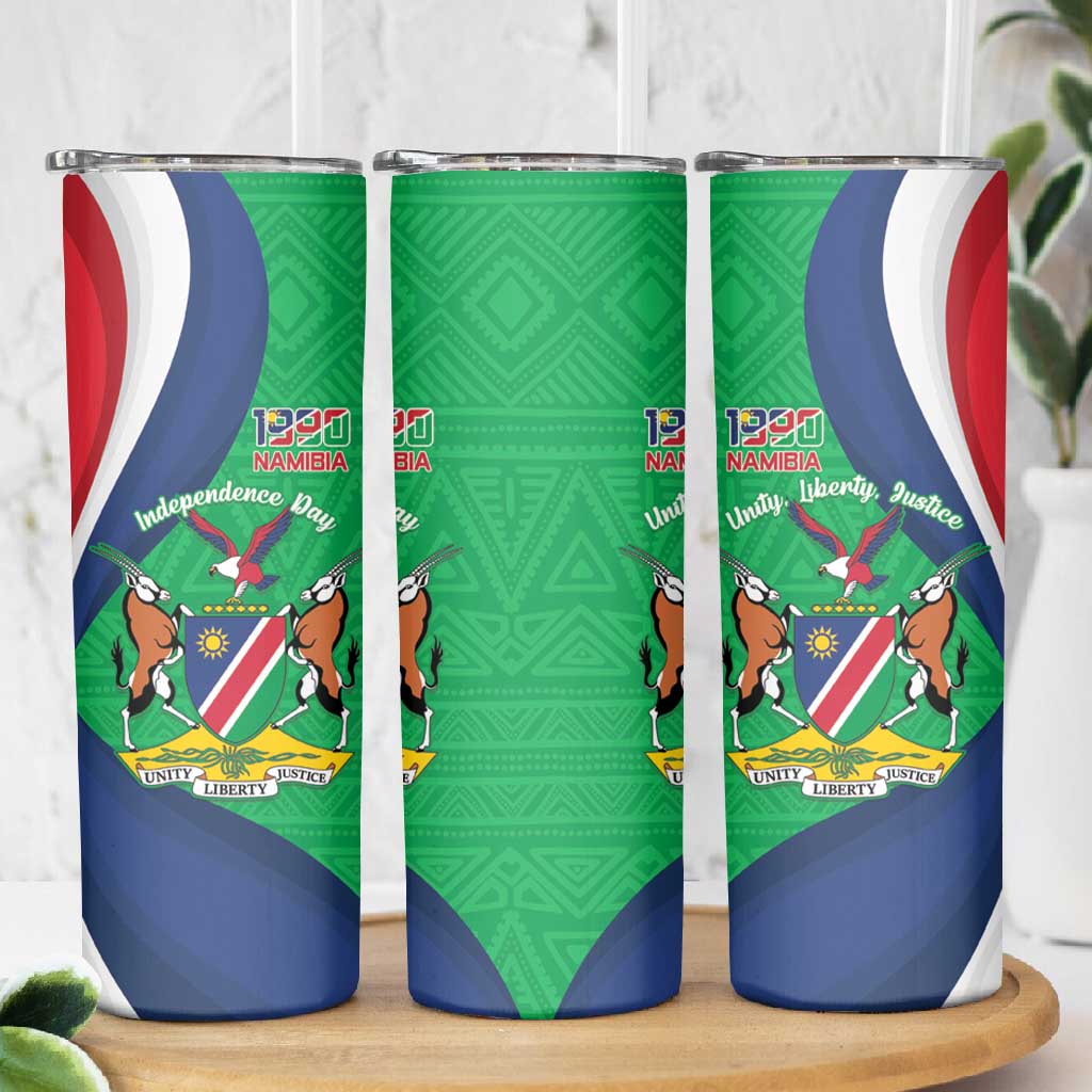 Personalised Namibia Skinny Tumbler 35th Anniversary Independence Day LT15