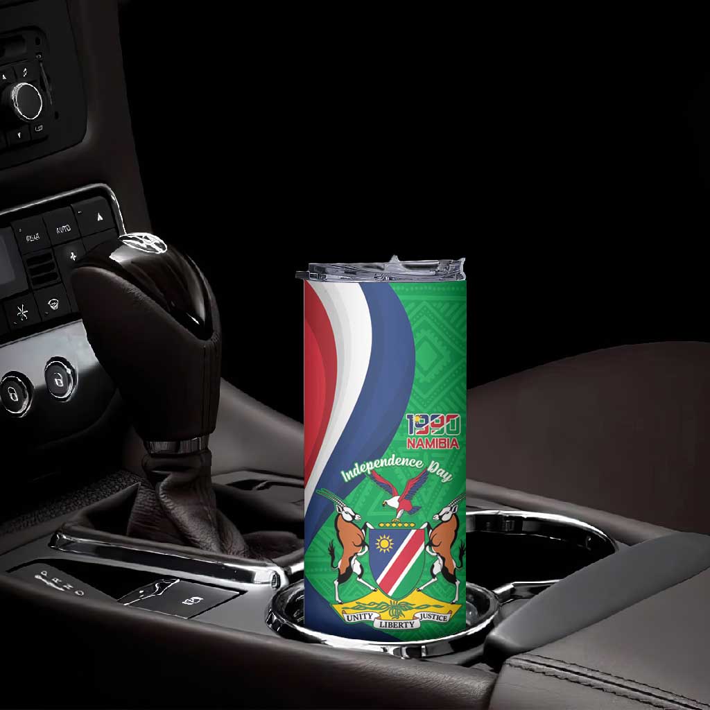 Personalised Namibia Skinny Tumbler 35th Anniversary Independence Day LT15