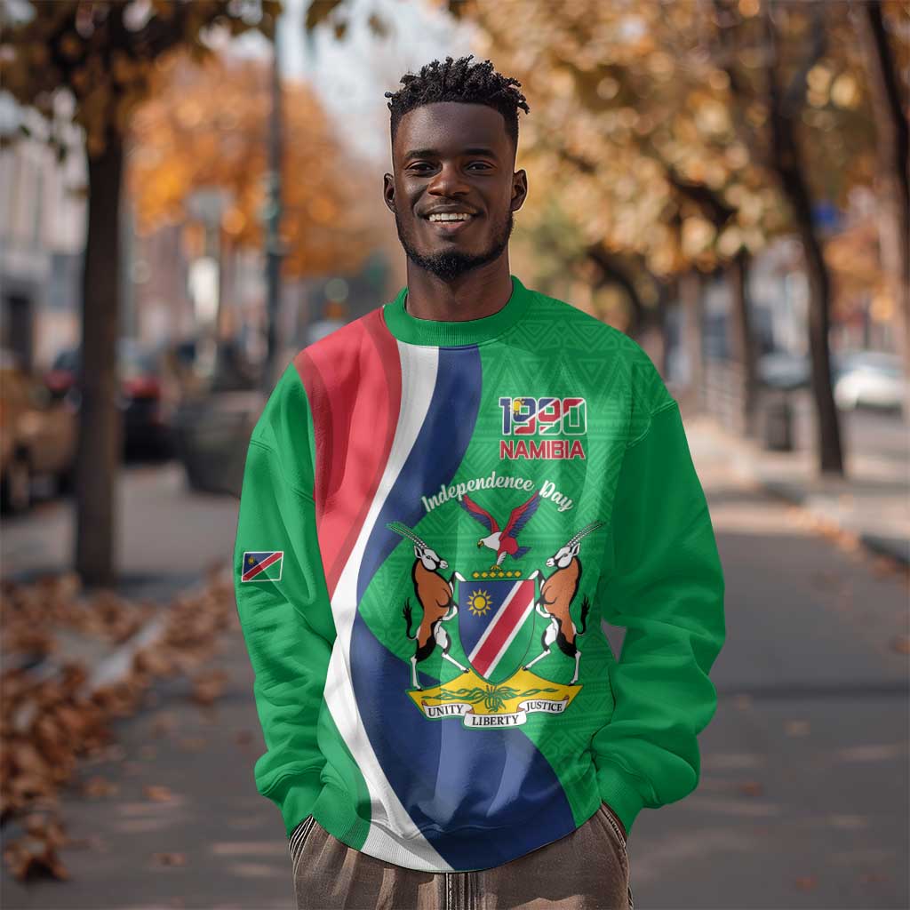 Personalised Namibia Sweatshirt 35th Anniversary Independence Day LT15