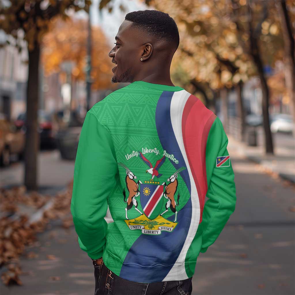 Personalised Namibia Sweatshirt 35th Anniversary Independence Day LT15