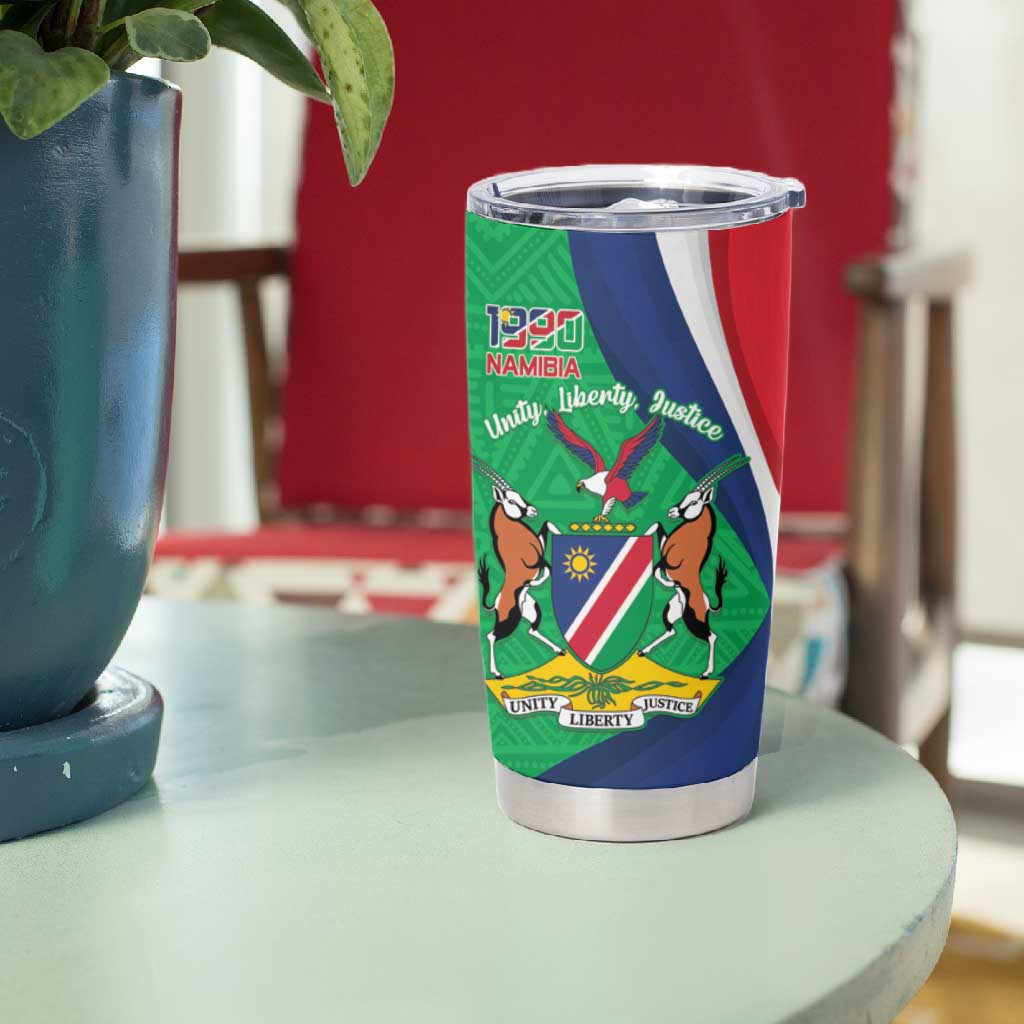 Personalised Namibia Tumbler Cup 35th Anniversary Independence Day LT15