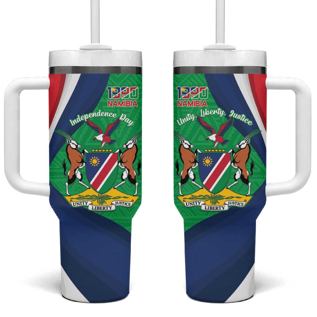 Personalised Namibia Tumbler With Handle 35th Anniversary Independence Day LT15