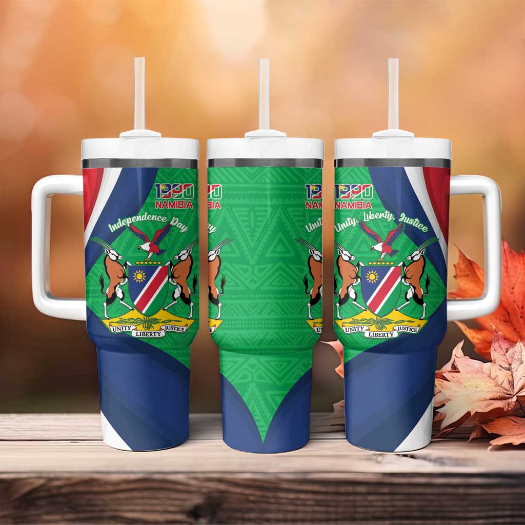 Personalised Namibia Tumbler With Handle 35th Anniversary Independence Day LT15