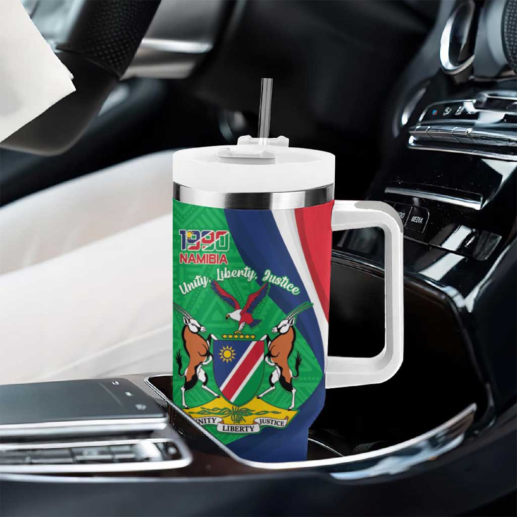 Personalised Namibia Tumbler With Handle 35th Anniversary Independence Day LT15