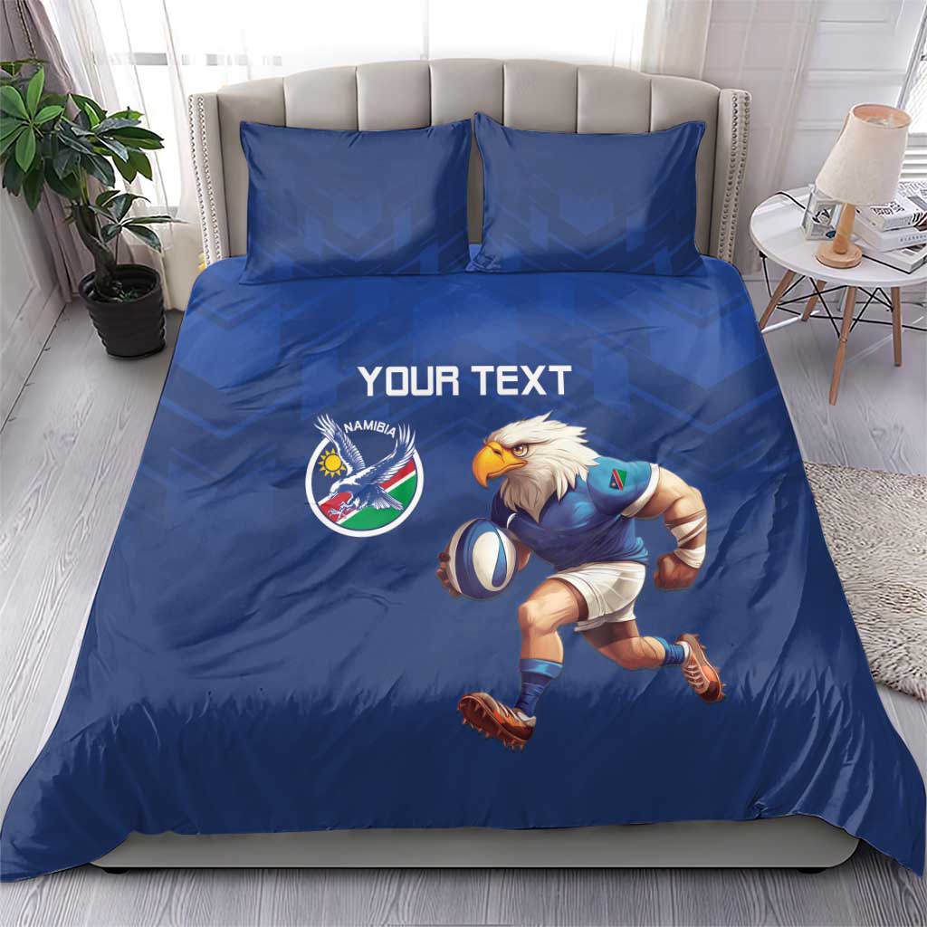 Namibia Rugby Custom Bedding Set Eagle Mascot - Sporty Style LT15