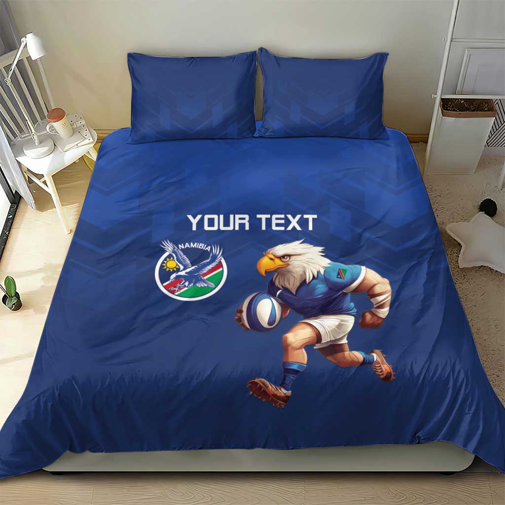 Namibia Rugby Custom Bedding Set Eagle Mascot - Sporty Style LT15