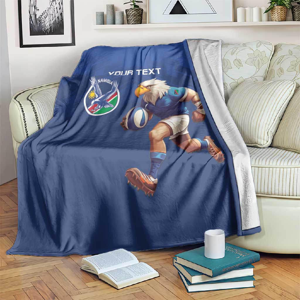 Namibia Rugby Custom Blanket Eagle Mascot - Sporty Style LT15