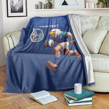 Namibia Rugby Custom Blanket Eagle Mascot - Sporty Style LT15