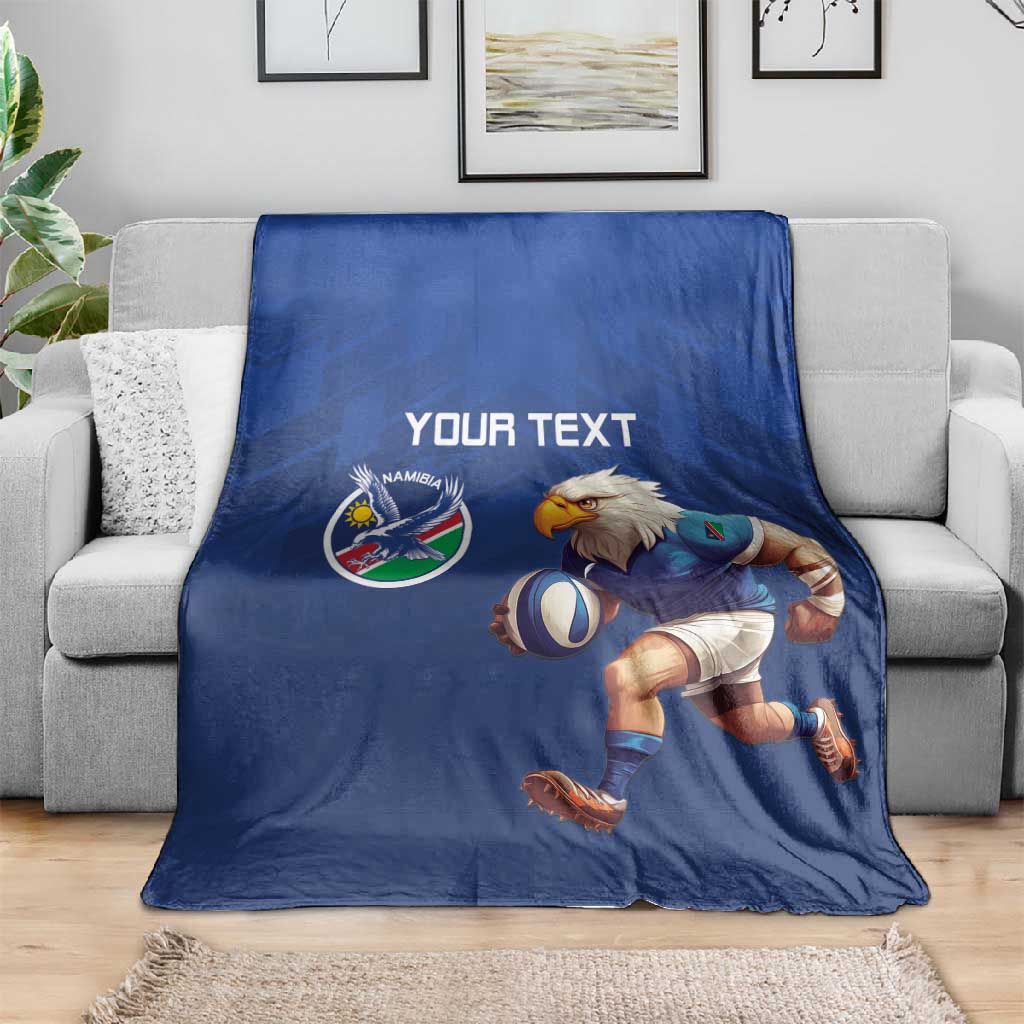 Namibia Rugby Custom Blanket Eagle Mascot - Sporty Style LT15