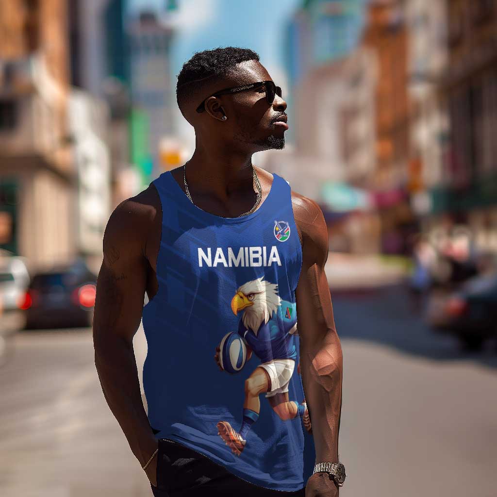 Namibia Rugby Custom Men Tank Top Eagle Mascot - Sporty Style LT15
