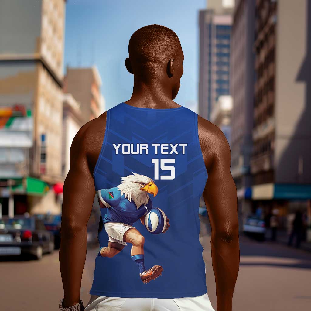 Namibia Rugby Custom Men Tank Top Eagle Mascot - Sporty Style LT15