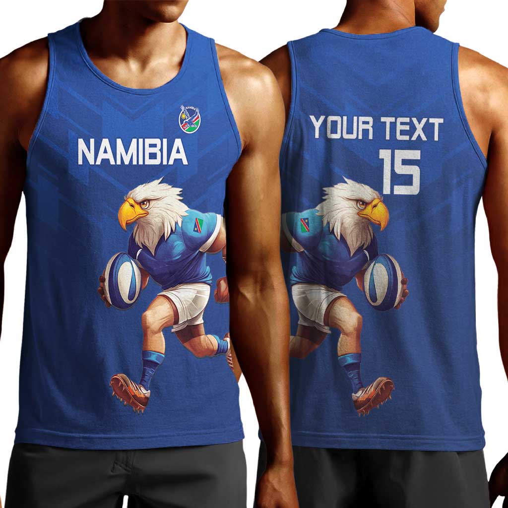 Namibia Rugby Custom Men Tank Top Eagle Mascot - Sporty Style LT15