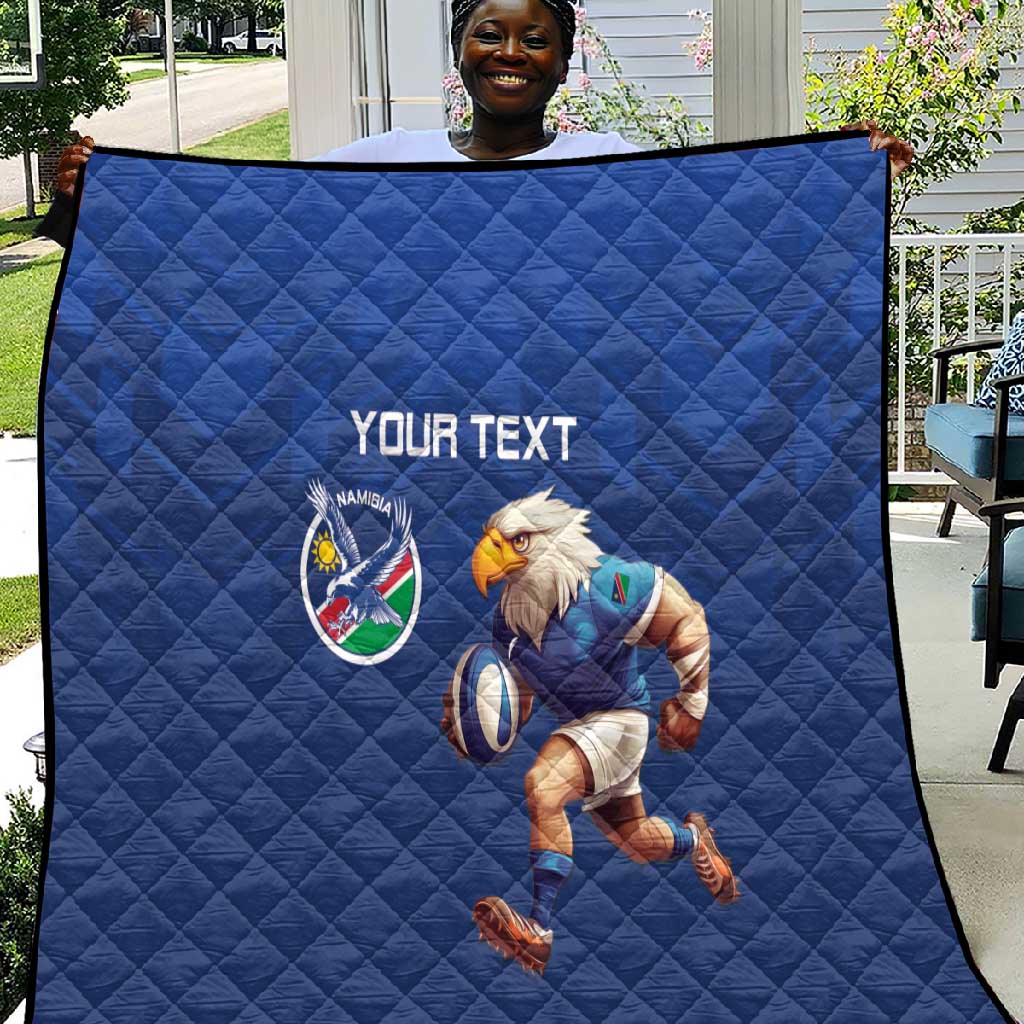 Namibia Rugby Custom Quilt Eagle Mascot - Sporty Style LT15
